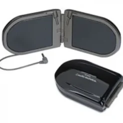 New Audio Technica AT-SP21 BK Compact Fold-Up Passive Speakers for MP3 Players and Other Audio Device