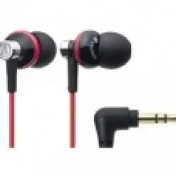 Clearance Audio Technica Audio-Technica ATH-CK303M In-Ear Headphones (Black Red Brd)