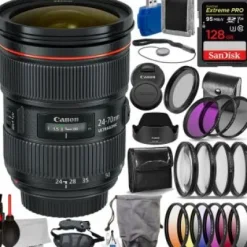 Discount Canon EF 24-70mm f/2.8L II USM Zoom Lens - 5175B002 with Accessory Bundle