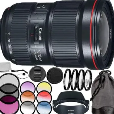 Sale Canon EF 16-35mm f/2.8L III USM Lens with 15PC Accessory Bundle