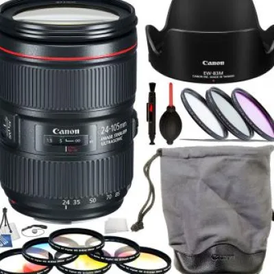 Fashion Canon EF 24-105mm f/4L IS II USM Deluxe Lens Bundle