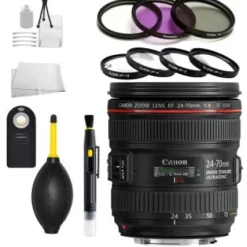 Discount Canon EF 24-70mm f/4L IS USM Lens Accessory Kit Bundle