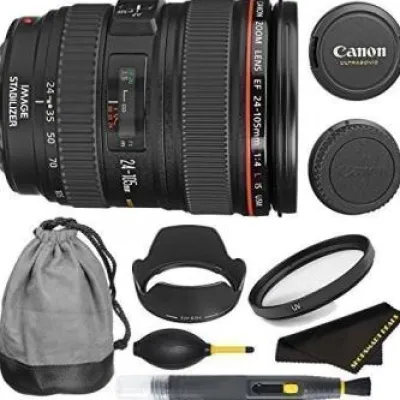 Outlet Canon EF 24-105mm f/4L IS USM Lens Bundle