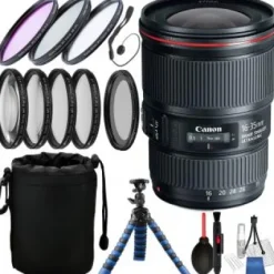 Outlet Canon EF 16-35mm f/4L IS USM Lens with Accessory Bundle