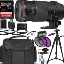 Best Canon EF 180mm f/3.5L Macro USM Lens and Accessory Bundle