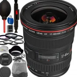 Online Canon EF 17-40mm f/4L USM Lens - 8806A002 with Advanced Accessory Bundle