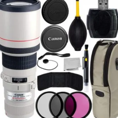 Fashion Canon EF 400mm f/5.6L USM Lens with 9PC Accessory Bundle