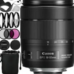 Hot Canon EF-S 18-135mm f/3.5-5.6 IS USM Lens with Accessory Kit