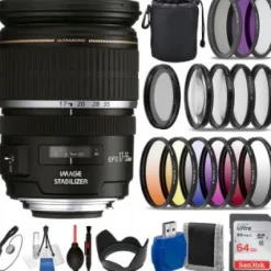 New Canon EF-S 17-55mm f/2.8 IS USM Lens Must Have Bundle