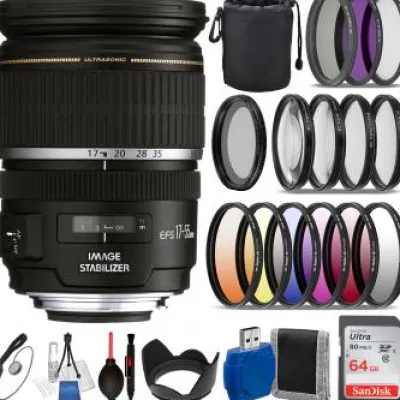 New Canon EF-S 17-55mm f/2.8 IS USM Lens Must Have Bundle