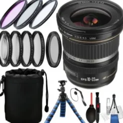 Online Canon EF-S 10-22mm f/3.5-4.5 USM Lens with Accessory Bundle