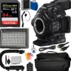Sale Canon EOS C100 Mark II Cinema EOS Camera with Dual Pixel CMOS AF - 0202C002 with Essentials Bundle