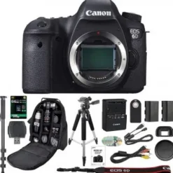 Clearance Canon EOS 6D Digital SLR Camera With Wifi Body Only - International Bundle