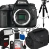Fashion Canon EOS 7D DSLR Camera (Body Only) with Accessory Bundle