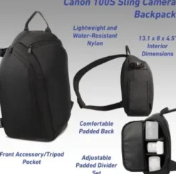 Outlet Canon EOS 90D DSLR Camera with 18-135mm & 75-300mm Lenses + Advanced Accessory Bundle: 100s Sling, SanDisk 64GB Extreme SDXC, 420-800mm f/8.3-16 Telephoto Zoom Lens & Much More (29pc Bundle)