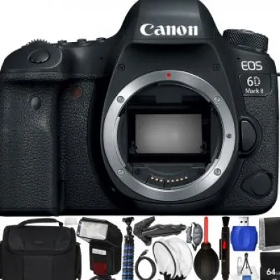 Best Canon EOS 6D Mark II DSLR Camera (Body Only) Bundle