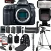 Fashion Canon EOS 5D Mark IV DSLR Camera (Body Only) - 1483C002 with Professional Accessory Bundle