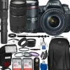 Outlet Canon EOS 5D Mark IV DSLR Camera with 24-105mm f/4L II Lens, EF 75-300mm f/4-5.6 III Lens, Ultimaxx 500mm Preset Lens and Accessory Bundle