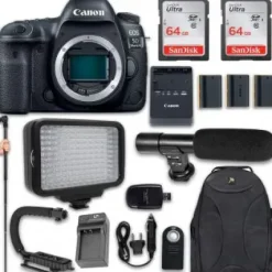 New Canon EOS 5D Mark IV Full Frame Digital SLR Camera (Body Only) and Accessory Bundle