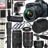 Online Canon EOS 5D Mark IV with 24-105mm f/4L II USM - 1483C010, EF 50mm f/1.8 STM - 0570C002, and EF 75-300mm f/4-5.6 II Telephoto - 6472A002, 5 Lens Professional Lens Bundle