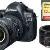 Sale Canon EOS 5D Mark IV with EF 24-105mm f/4L IS II USM Lens Prime Lens Bundle