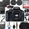 Clearance Canon EOS 4000D/Rebel T100 Body with Deluxe Accessory Bundle