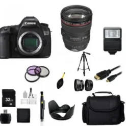 Hot Canon EOS 5DS DSLR Camera with EF 24-105mm f/4L IS USM Lens + Custom Accessory Bundle