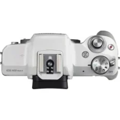 Fashion Canon EOS M50 Mark II Mirrorless Camera with 15-45mm Lens (White)