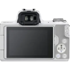 Fashion Canon EOS M50 Mark II Mirrorless Camera with 15-45mm Lens (White)