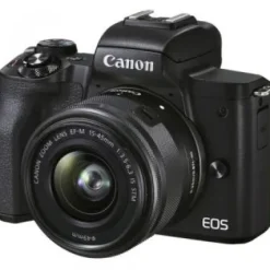 Outlet Canon EOS M50 Mark II Mirrorless Digital Camera with 15-45mm Lens (Black)