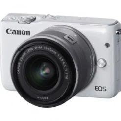 Best Canon EOS M10 Mirrorless Digital Camera with 15-45mm Lens (White)
