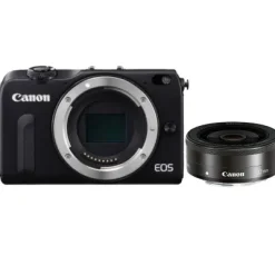 Best Canon EOS M2 Mirrorless Digital Camera + EF M 22mm f/2 STM Lens