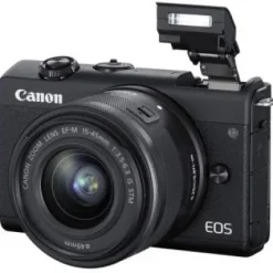 Online Canon EOS M200 Mirrorless Digital Camera with 15-45mm Lens (Black)