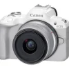 Sale Canon EOS R50 Mirrorless Camera with 18-45mm IS Lens (White)