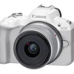 Hot Canon EOS R50 Mirrorless Camera (White)