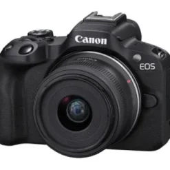 Sale Canon EOS R50 Mirrorless Camera w/ RF-S 18-45mm f/4.5-6.3 IS STM Lens (Black)