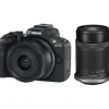 Outlet Canon EOS R50 Mirrorless Camera w/ 18-45mm and 55-210mm Lenses (Black)