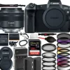 Sale Canon EOS R Mirrorless Digital Camera - 3075C002 with RF 35mm f/1.8 IS Macro STM Lens - 2973C002 & Deluxe Accessory Bundle