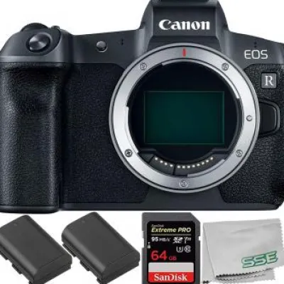 Outlet Canon EOS R Mirrorless Digital Camera (Body Only) Accessory Bundle