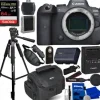 Outlet Canon EOS R6 Mirrorless Digital Camera (Body Only) with All-In-One Accessory Bundle: Bundle Includes â€“ SanDisk 64Gb Extreme Pro Memory Card, Professional Tripod, Medium Camera Bag, and Much More.