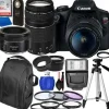 Best Canon EOS Rebel T7 DSLR Camera with 18-55mm, 75-300mm, & 50mm Lenses & Accessory Bundle