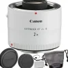 New Canon Extender EF 2X III with 2PC Accessory Bundle