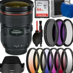 Online Canon 24-70mm F/2.8L II USM Lens - 5175B002 with Must Have Bundle