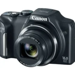 Sale Canon Power Shot SX170 IS Point-and-Shoot Camera (Black)