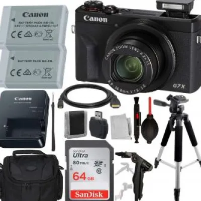 Best Canon PowerShot G7 X Mark III Digital Camera with Advanced Accessory Bundle