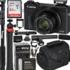 Online Canon PowerShot G7 X Mark III Digital Camera (Silver) - 3637C001 and 8PC Video Starter Bundle