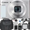Sale Canon PowerShot SX620 HS Digital Camera (White) Accessory Bundle