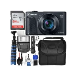 Fashion Canon PowerShot SX740 HS Digital Camera (Black) with Accessory Bundle