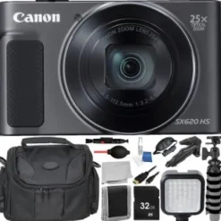 Online Canon PowerShot SX620 HS Digital Camera (Black) Accessory Bundle