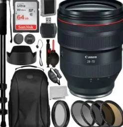 Fashion Canon RF 28-70mm f/2L USM Lens with Accessory Bundle